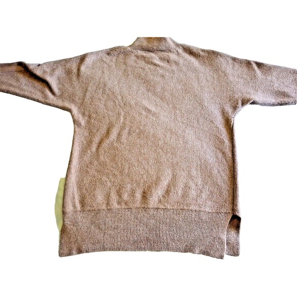 Magaschoni Women’s Small Tan Turtleneck Sweater Soft Knit Pullover - Picture 5 of 8